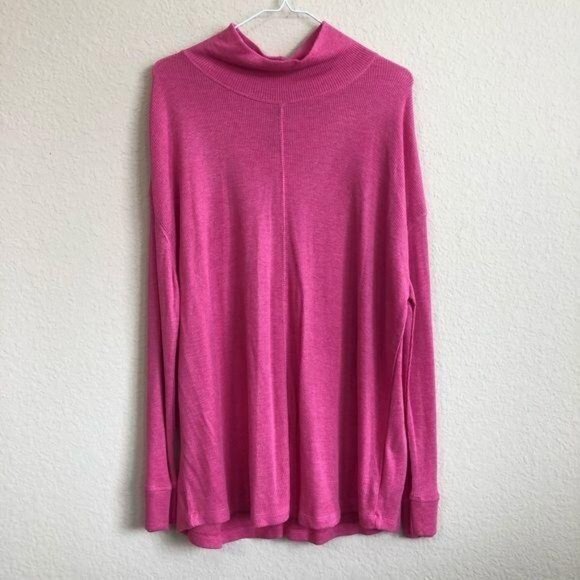 Sanctuary Top Pink Long Sleeve Knit Shirt NWT - Picture 1 of 5